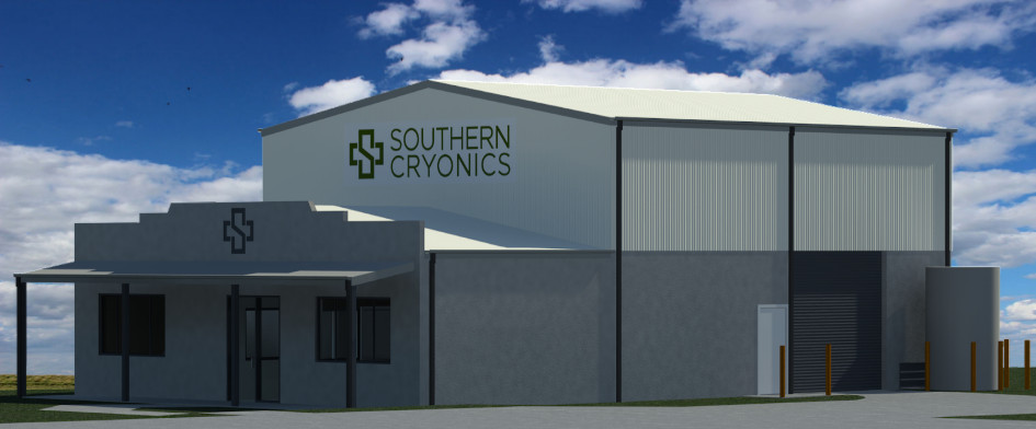 Southern Cryonics Facility rendering